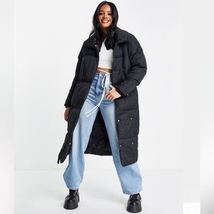 NWT Maxi Coat in Black